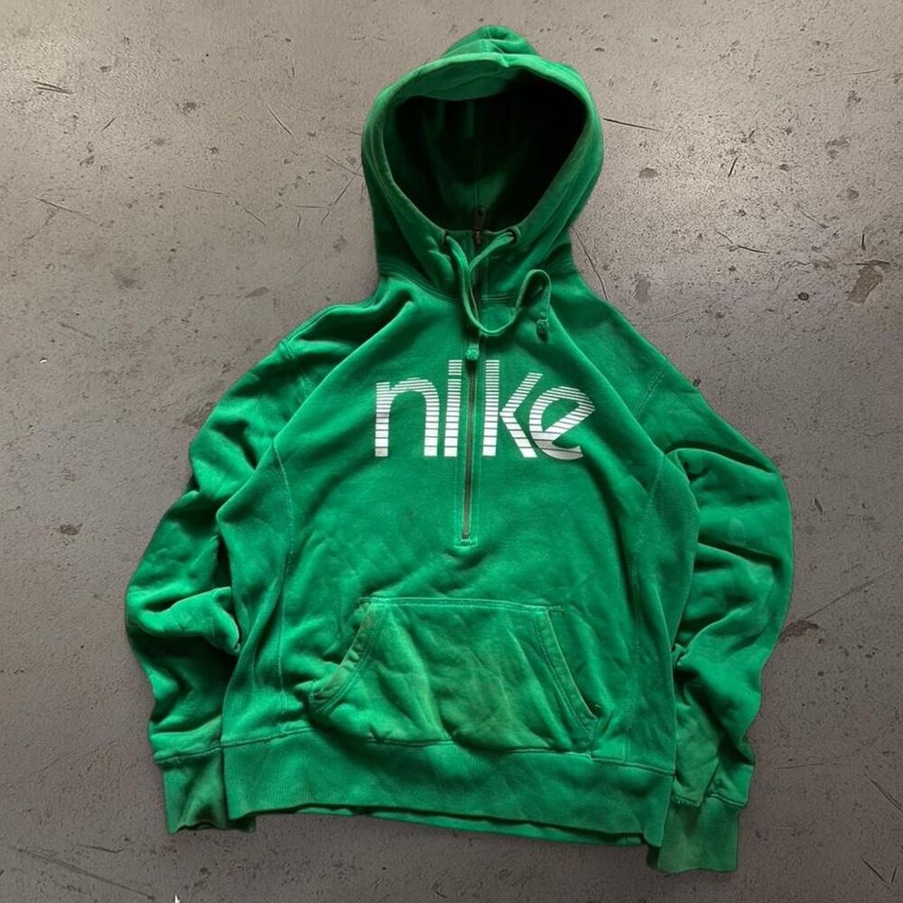 Vintage Womens Nike Spellout Hoodie SZ M